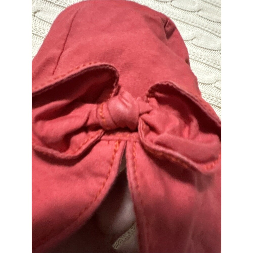 Gymboree 0-12 Months Vintage Hat Sun Pink Embroidered Flowers Girls Baby - Picture 6 of 7